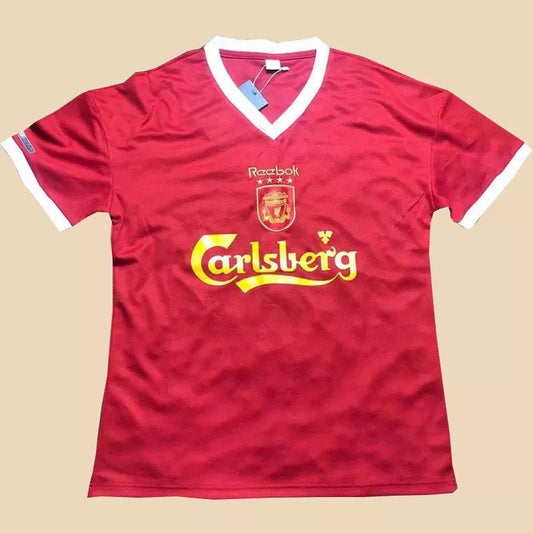Retro 2000/2001 Liverpool Home European Football Jersey