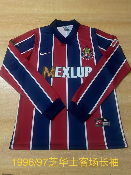 Retro Chivas (Guadalajara ) Long Away Football Jersey 1996/1997