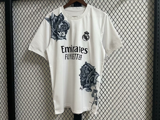 Real Madrid White Y-3 Fans Football Jersey 2024/2025