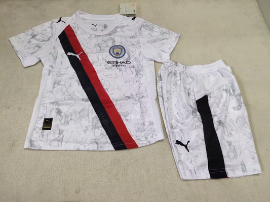 Manchester City Away Kids Football Jersey 2025/2026