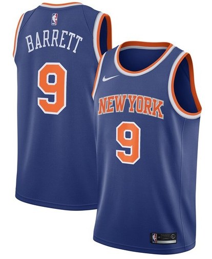 NBA Knicks 9 Rookie Barrett Blue