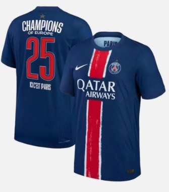 PSG Paris Home 25 Champion Have Star Player Football Jersey 2024/2025