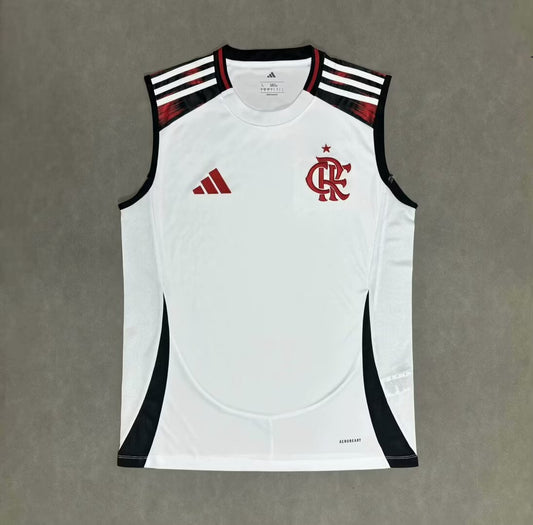 Flamengo White Vest Fans Football Jersey 2025/2026
