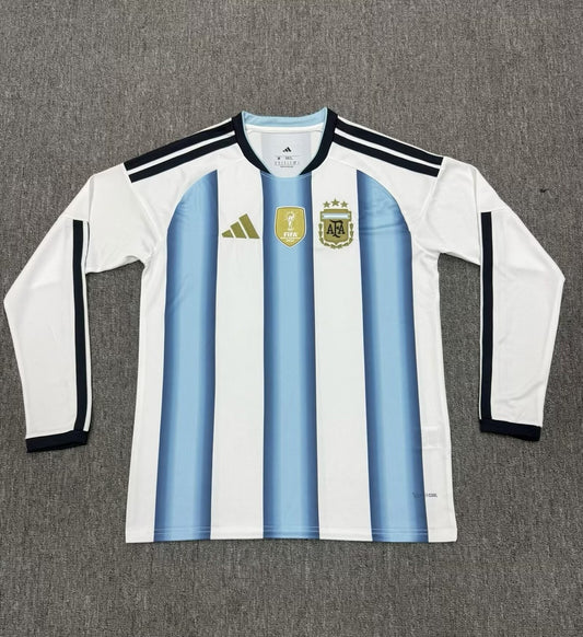 Argentina Home Long Fans Football Jersey 2026/2027
