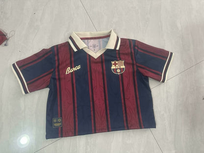 Barcelona Home Women Cheerleading Team Fans Football Jersey 2025/2026