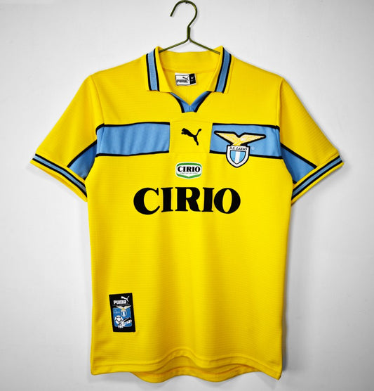 Retro Lazio Away Yollow Football Jersey 1998