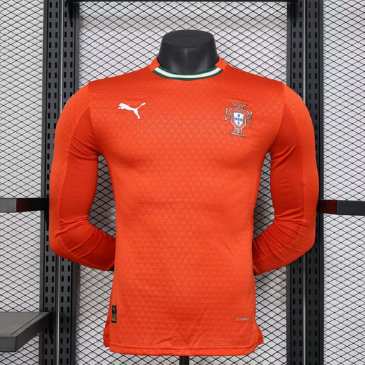 Portugal Home Long Sleeves Player Football Jersey 2025/2026