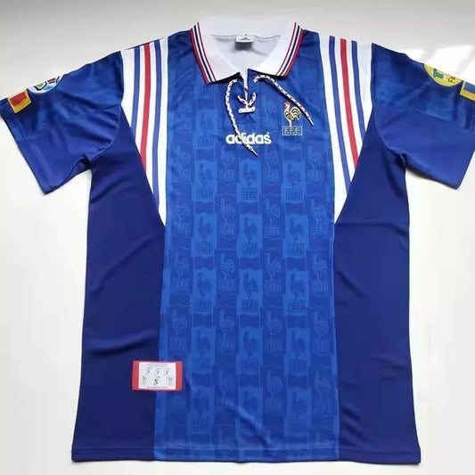 Retro France Home Football Jersey 1996