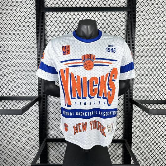 Retro New York Knicks White NBA Season Jerseys 2026