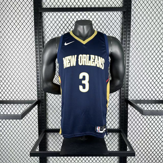 New Orleans Pelicans Blue #3 POOLE NBA Season Jerseys 2026