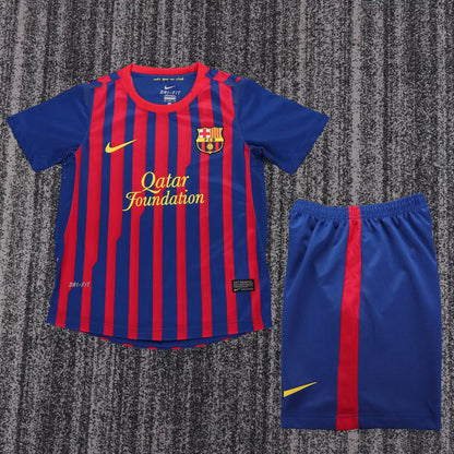 Retro Barcelona Home Kids 2011/2012