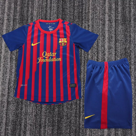 Retro Barcelona Home Kids 2011/2012