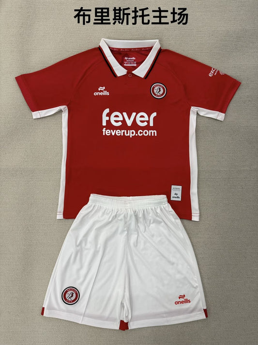 Bristol City Home Fans (Kids And Man) Football Jersey 2025/2026