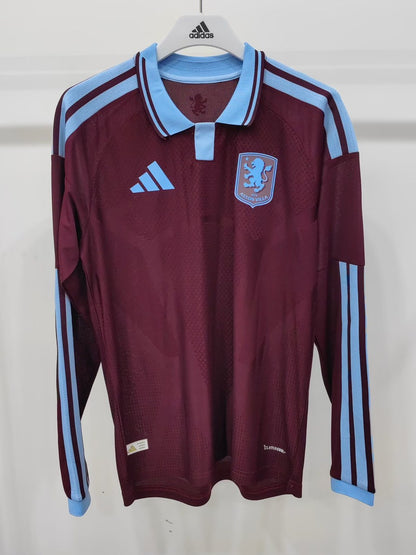 Aston Villa Home Long Sleeve Player Football Jersey 2026/2027