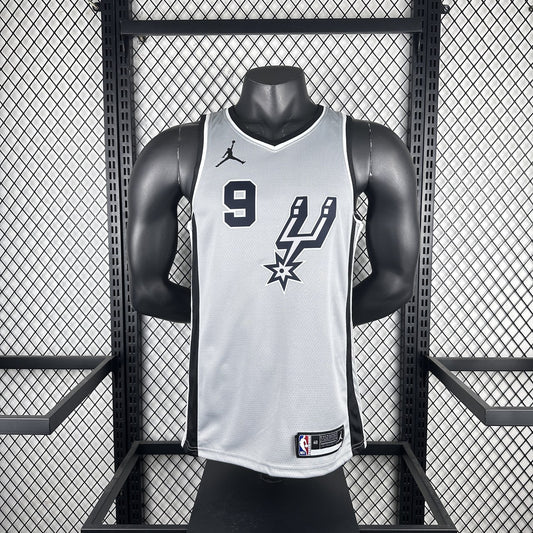San Antonio Spurs Grey #9 PARKER NBA Season Jerseys 2021