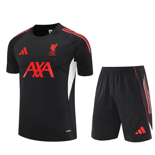 Liverpool Training Black Fans Kits Football Jersey 2025/2026 (Kids And Man )