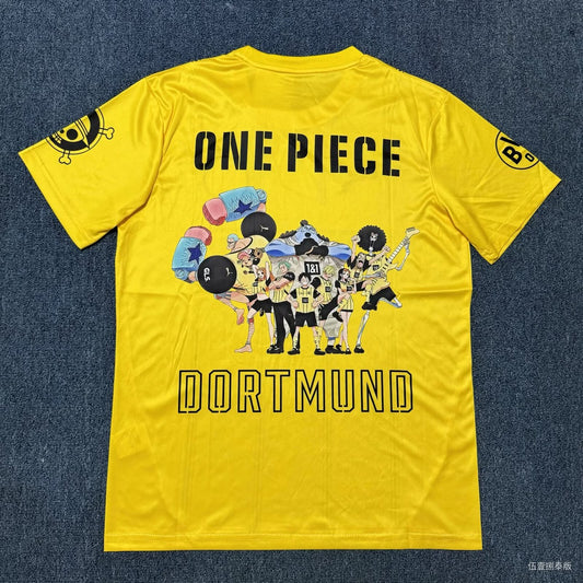 Dortmund One Piece Special Edition Fans Football Jersey 2025/2026