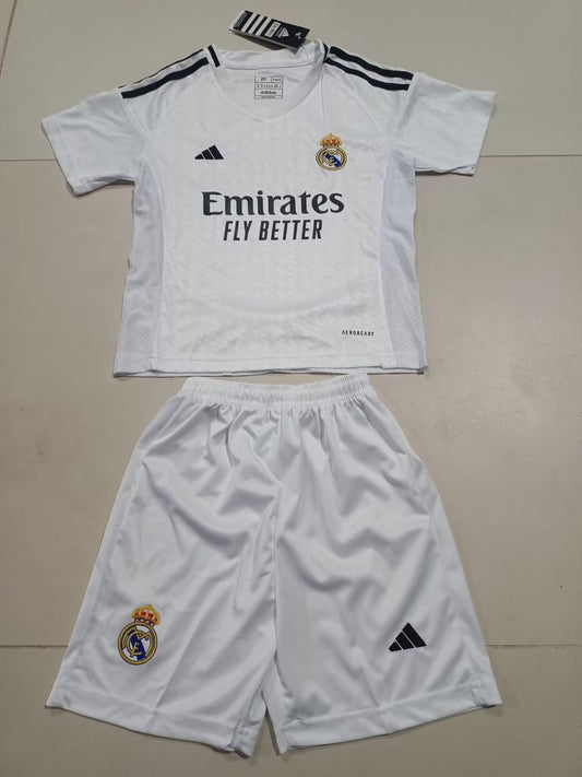 Real Madrid Home Kids Football Jersey 2024/2025