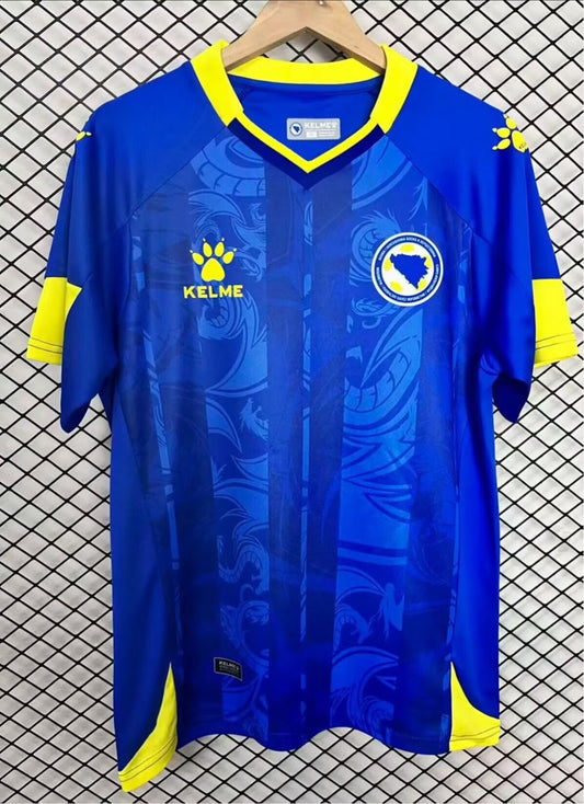 Bosnia And Herzegovina Home Fans Football Jersey 2023/2024