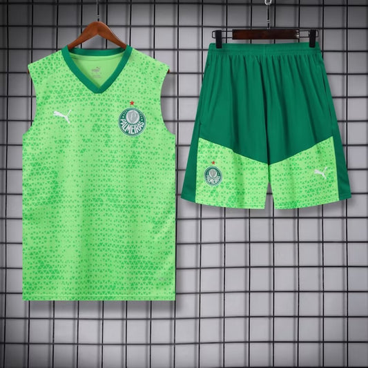 Palmeiras Training Clothing Vest Set Football Jersey 2024/2025