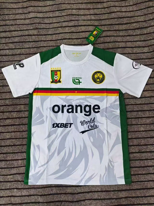 Cameroon White Training Clothes Fans Football Jersey 2025/2026