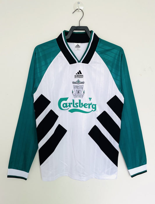 Retro Liverpool Long Away Football Jersey 1993/1995
