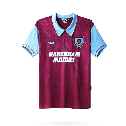 Retro West Ham Home Football Jersey 1995/1997