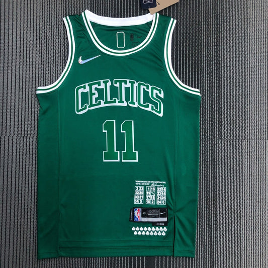 Retro Boston Celtics City Edition Green #11 IRVING NBA Jerseys 2022