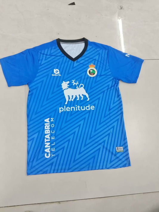 Racing Santander Blue Fans Football Jersey 2024/2025