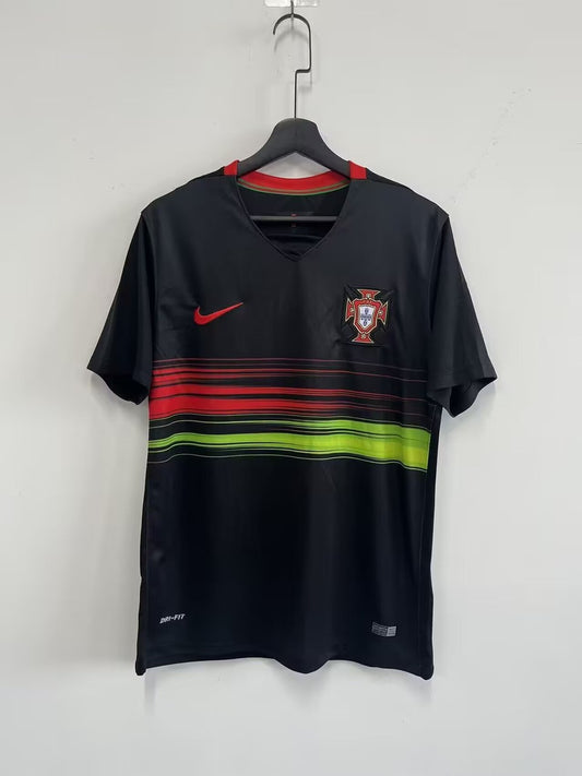 Retro Portugal Home Fans Football Jersey 2015