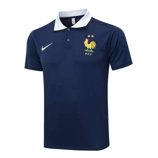 France Polo Fans Blue Football Jersey 2024/2025
