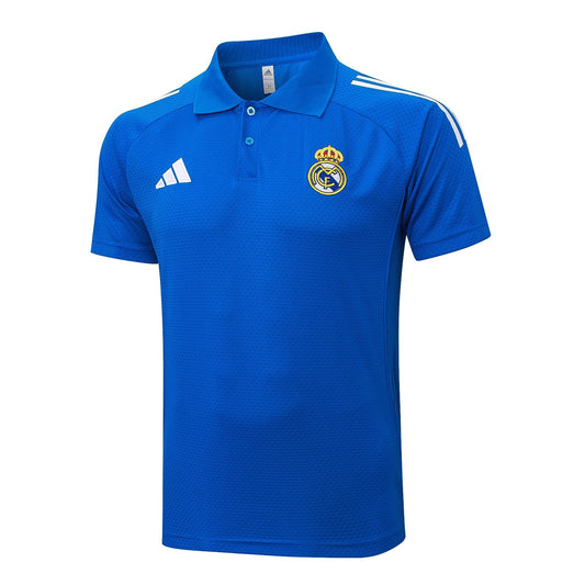 Real Madrid Polo Fans Blue Football Jersey 2025/2026