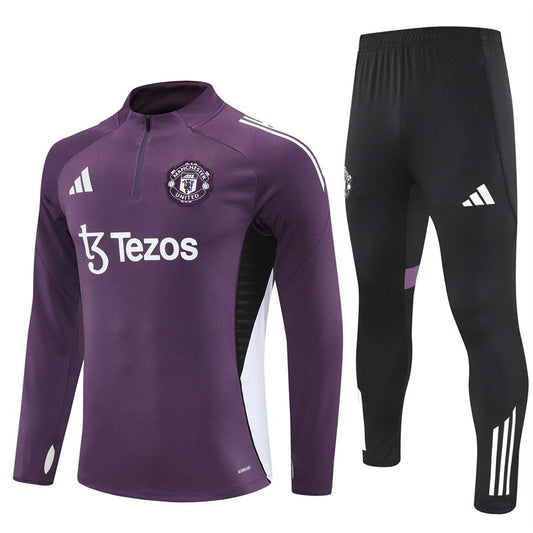 Manchester United Training Tracksuit Purple (Kids And Man ) 2025/2026