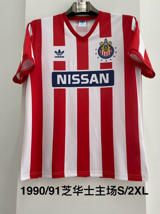 Retro Chivas Home Football Jersey 1990/1991
