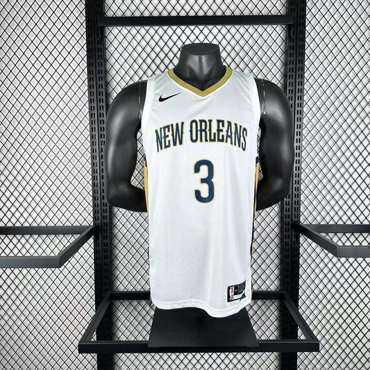 New Orleans Pelicans White #3 POOLE NBA Season Jerseys 2026