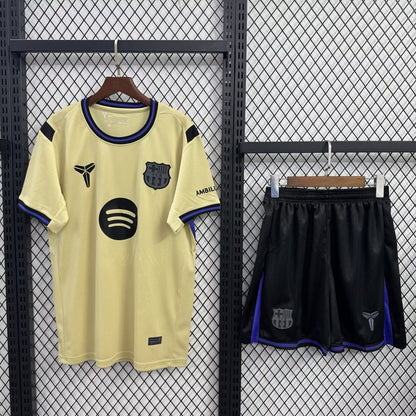 Barcelona Away With Pants Sets Fans Football Jersey 2025/2026