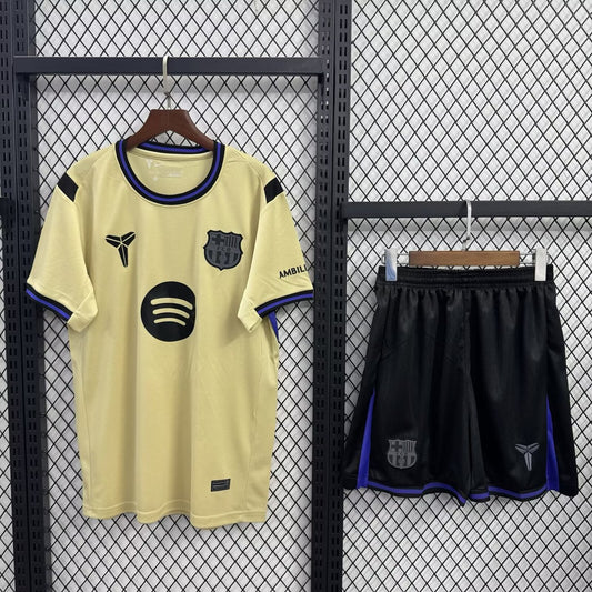 Barcelona Away With Pants Sets Fans Football Jersey 2025/2026