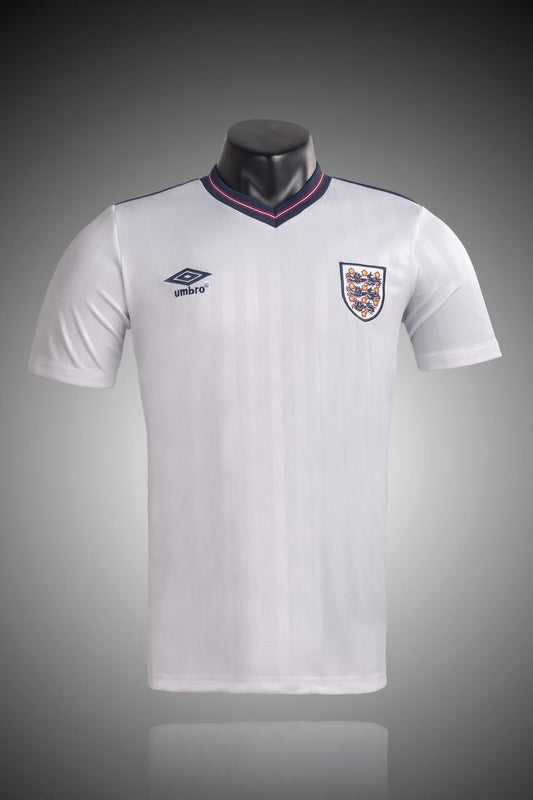 Retro England Home Football Jersey 1986