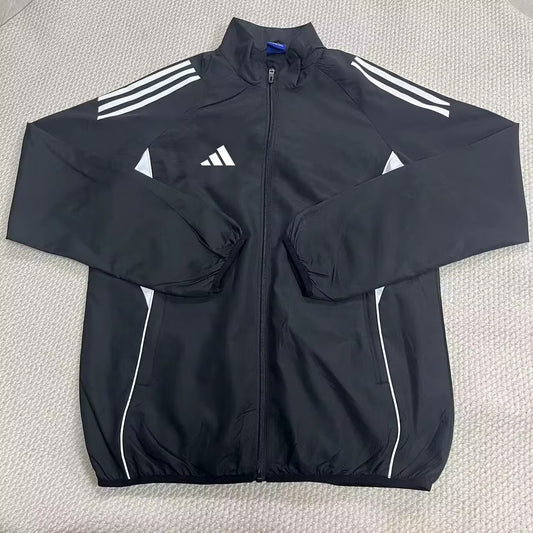 Adidas Windbreaker Black Football Jersey 2025/2026