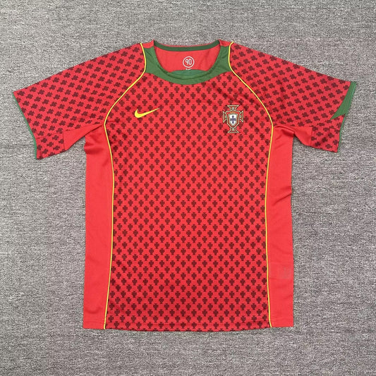 Retro Portugal Home Football Jersey 2004