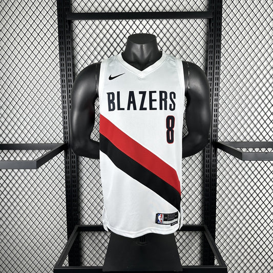 Portland Trail Blazers White #8 AVDIJA NBA Jerseys 2026