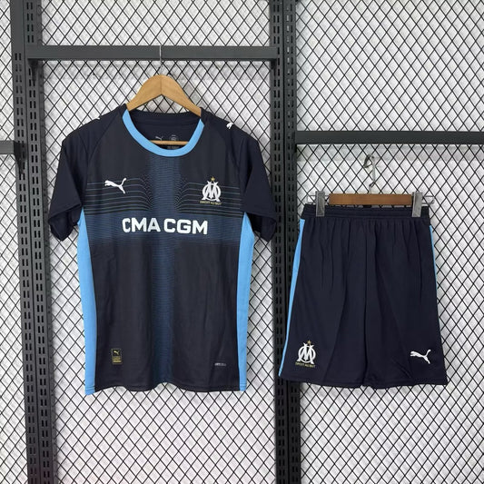 Marseille Away With Pants Sets Fans Football Jersey 2025/2026