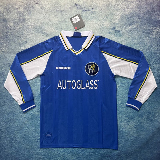Retro Chelsea Long Home Football Jersey 1997/1999