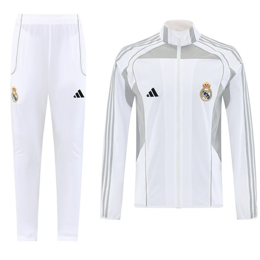Real Madrid Windbreaker Set With Pants 2025/2026