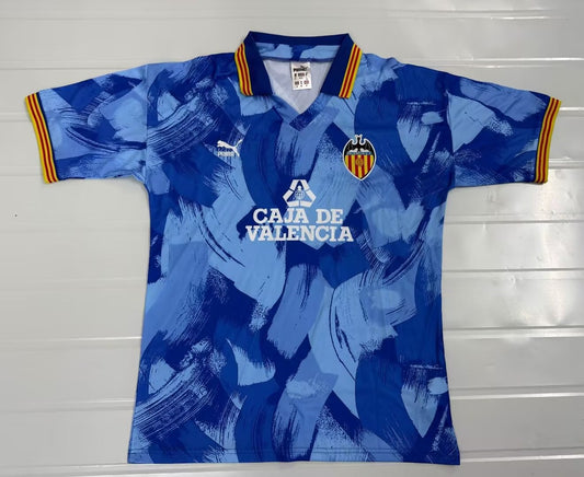 Retro Valencia Away Fans Football Jersey 1990/1991