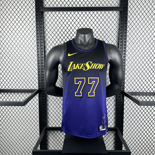 Los Angeles Lakers #77 DONCIC City Edition NBA Jerseys 2025