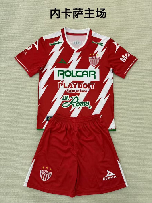 Necaxa Home Fans Football Jersey Have Kids (16-2XL) 2024/2025