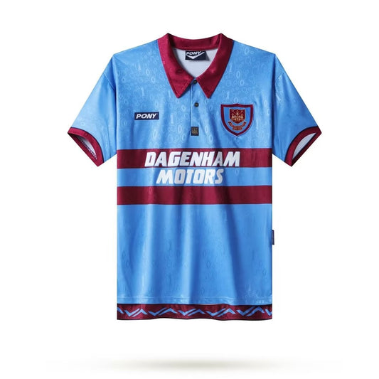 Retro West Ham Away Football Jersey 1995/1997