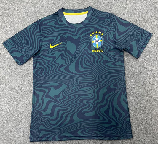 Brazil Training Special Edition Fans Green Football Jersey 2026/2027