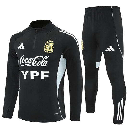 Argentina Training Tracksuit Black (Kids And Man ) 2025/2026